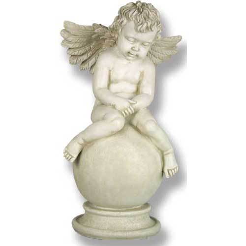 Sleepy Angel with Wings 19 Statue