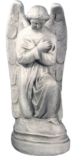 Angel St Anne Hands Cross 21"Statue