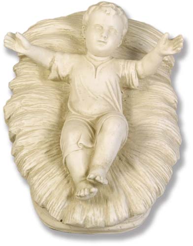 Baby Jesus In Manger 9 Statue